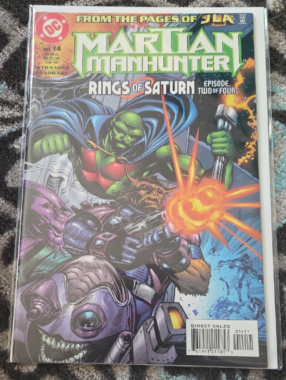 LAST CHANCE DC Martian Manhunter Comic Book Cover